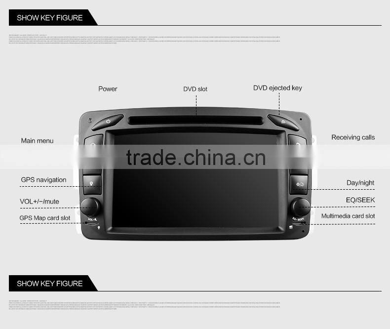 7'' WinMark multimedia car navigation with DVD player audio radio GPS Touch Screen