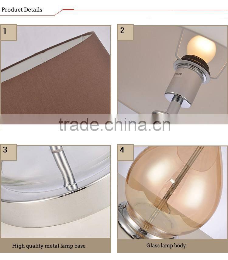 New products 2016 Contemporary Colorful Metal study table light decorative home and hotel table lamp