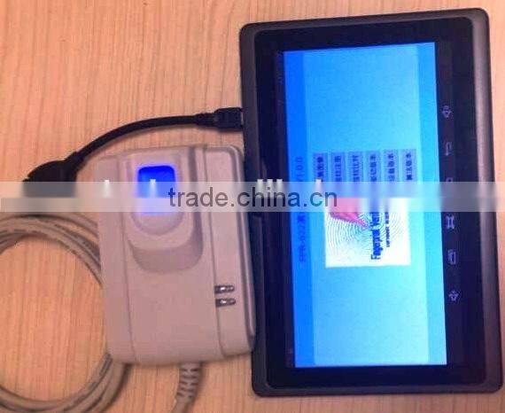 FPT 601 3G WIFI dual SIM card touch tablet tablet Android PC with optical biometic fingerprint scanner FPR622