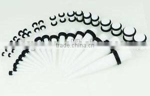 Body Jewelry Acrylic Tapers and Acrylic plugs