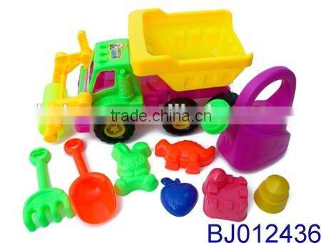 Toy factory price beach toy for kids with dump truck hand shower