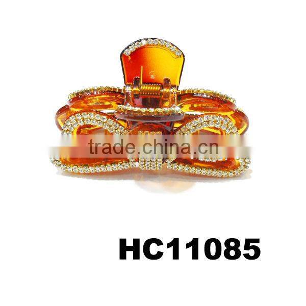 fine rhinestone hair accessories claw clips hair claw stock