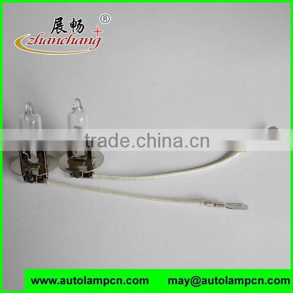 china auto bulb cheap hard glass h3