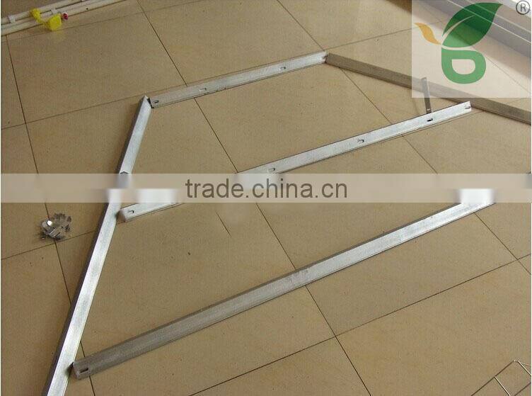 Galvanized battery quail cage for