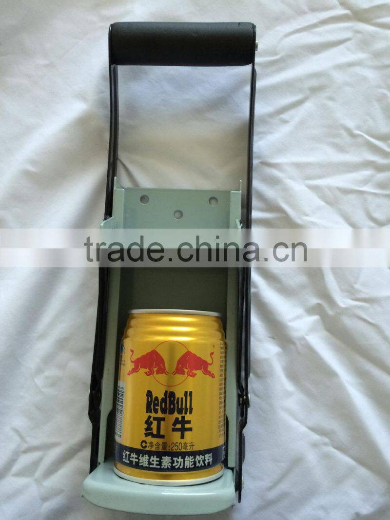 *environmentally-friendly hand oprated can and plastic bottle crusher 12oz