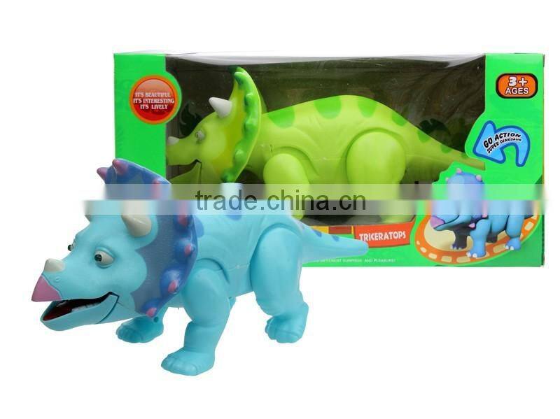 DD0401211 yellow green long neck Walking Roaring Dino