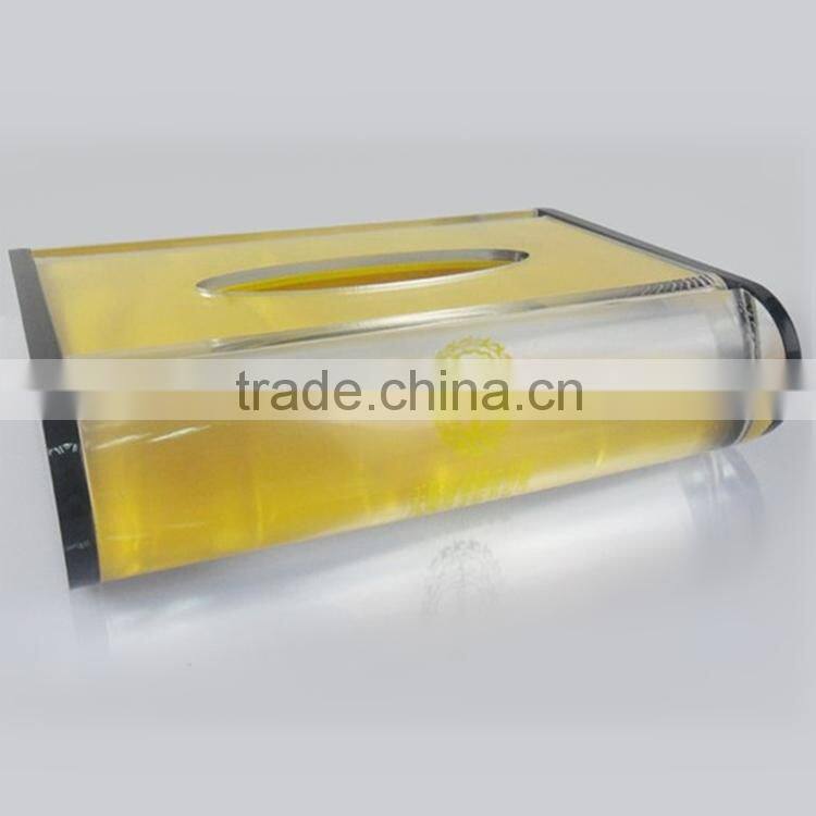 Customized bathroom tissue holder, acrylic toilet tissue holder