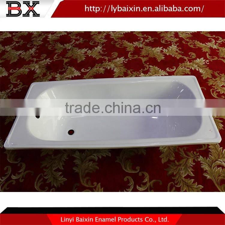 Good quality new enamel steel bathtub