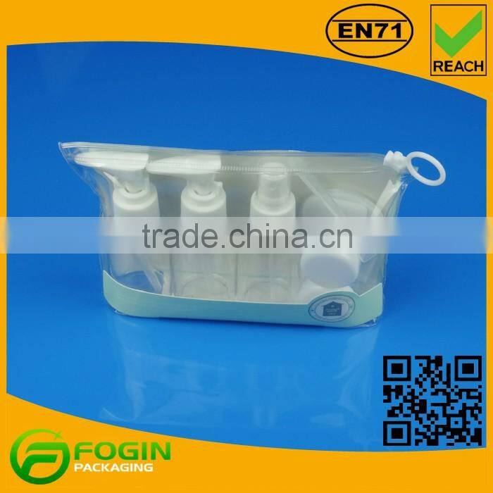 Promotional Cheap Transparent EVA /PVC Cosmetic Bags Set