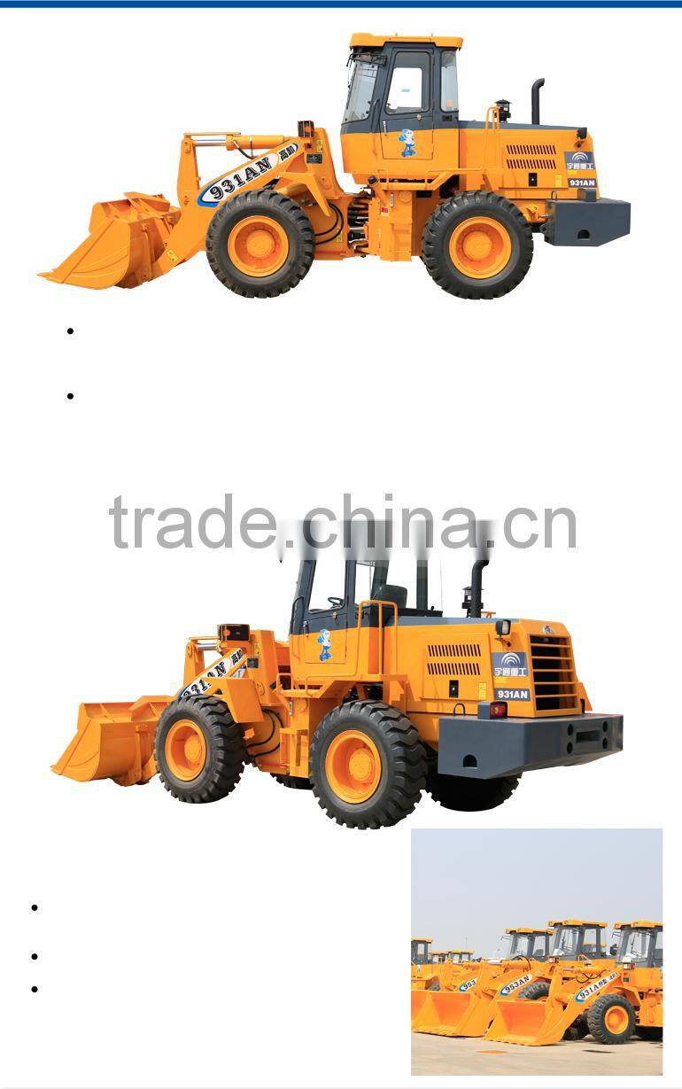 3t Yutong 931A wheel loaderhot sale for Africa market