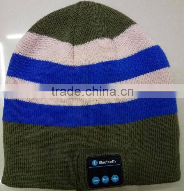 Kintted Hats Adults Age Group and Beanie Winter Hat Type bluetooth hat