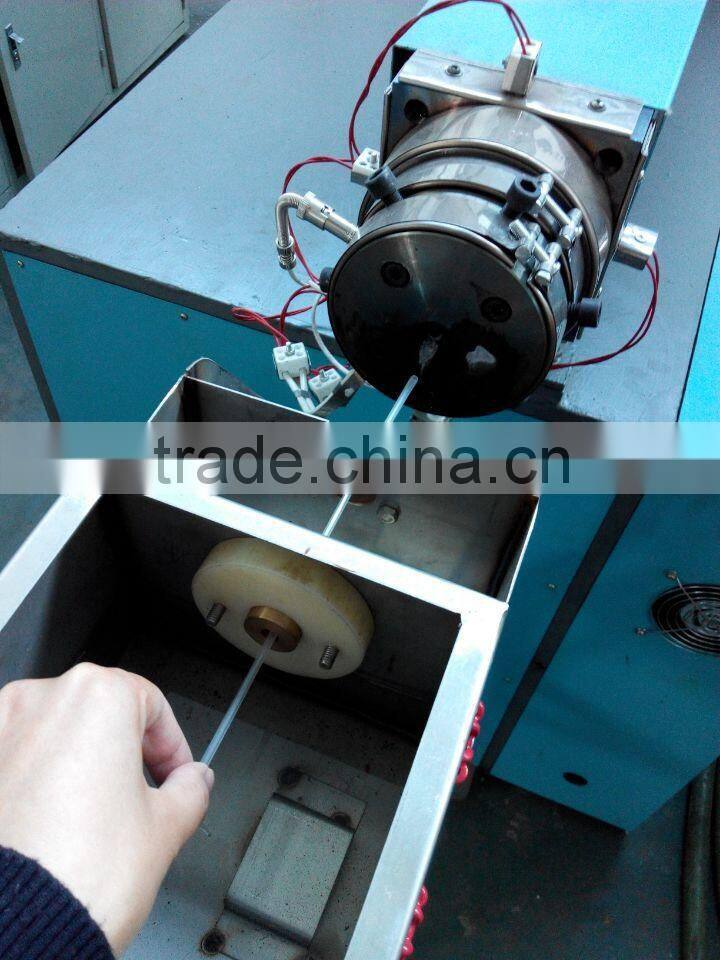 Drinking straw producing machine