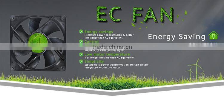 NEW Taiwan CE UL CUL Certified High Quality High Speed ENERGY SAVING EC Cooling Round Fan in Dia250x76.1mm