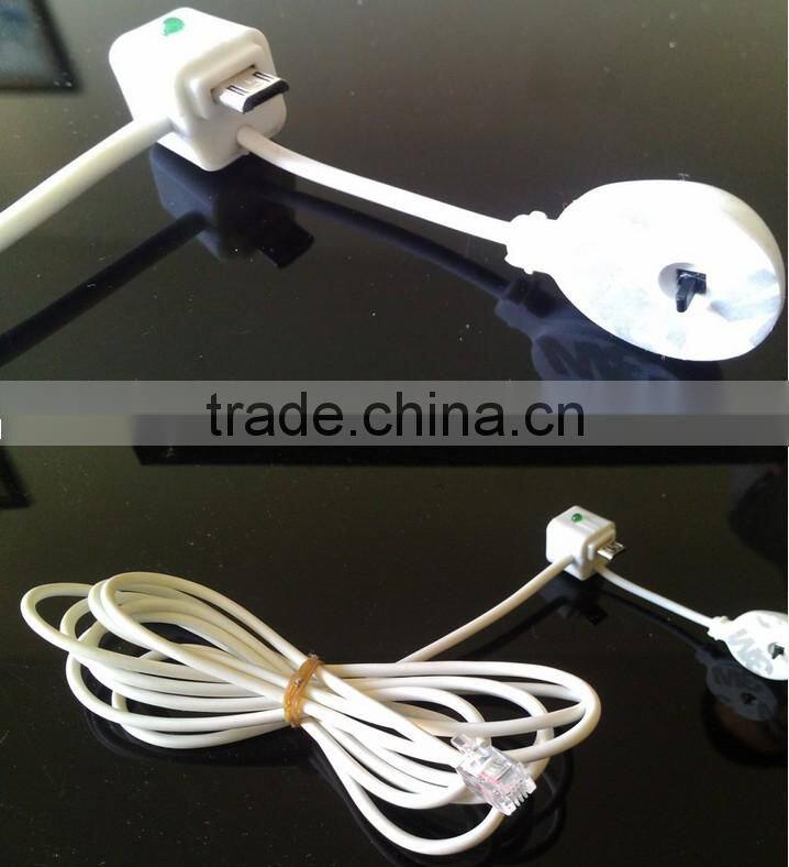 2014 Alibaba Express High Quality Mobile Phone Security Cable