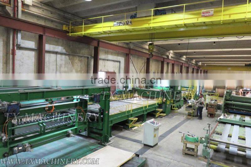 TX1800 High Quality Automatic /hot rolled/cold rolled/Medium-heavy plate steel cut to length line