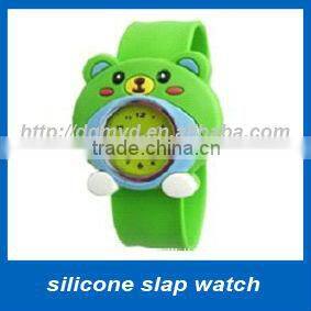 Hot selling silicone slap watch MYD-SW-411-9