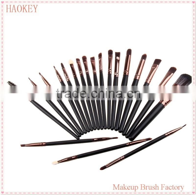 Wholesale 20 Pcs Pro Makeup Set Powder Foundation Eyeshadow Eyeliner Lip Cosmetic Brushes