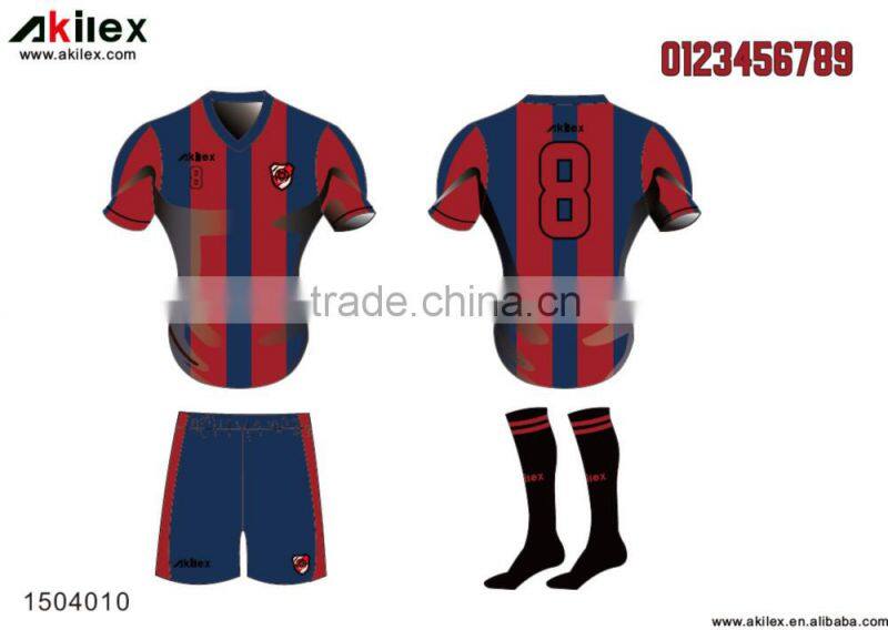 2016 season hot design fully sublimation soccer uniforms