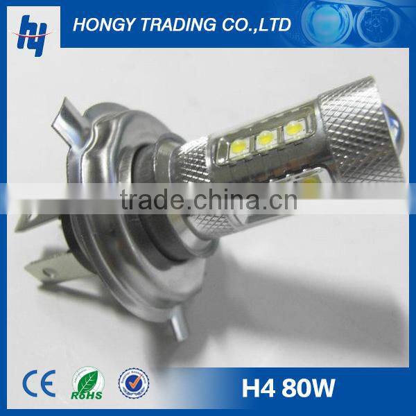 80w h7 auto headlight crees led car headlight