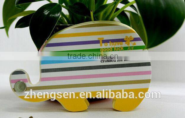 aminal shaped memo pad with saddle stitching