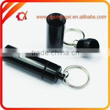 Practical Green Flat Bottom Waterproof Box with Split Ring/Essential Travel Containers/Uses For Pill Bottles
