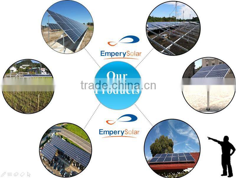 Solar power system home galvanized poles for carport