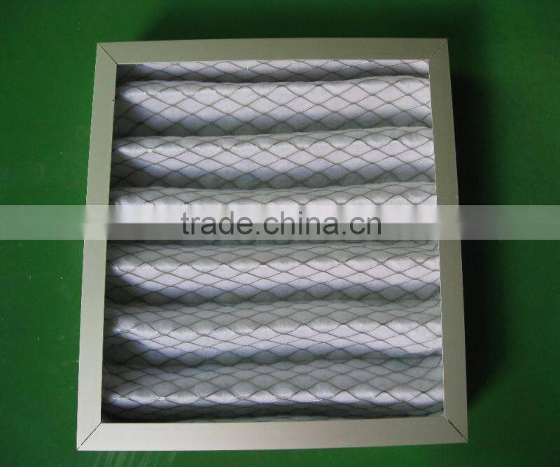 Pleated panel filter Primary Efficiency Filter