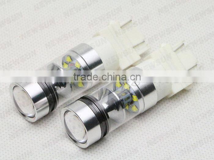 Super bright with Mirror Reflector 3157 led blub, 12V 24V C ree auto led back-up reverse/Turning singal Lights for cars trucks