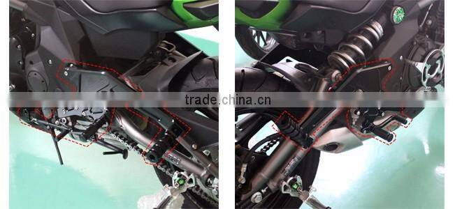 Motorcycle lightweight Rear sets and Footrest For KAWASAKI Ninja 650 ER6N ER-6N