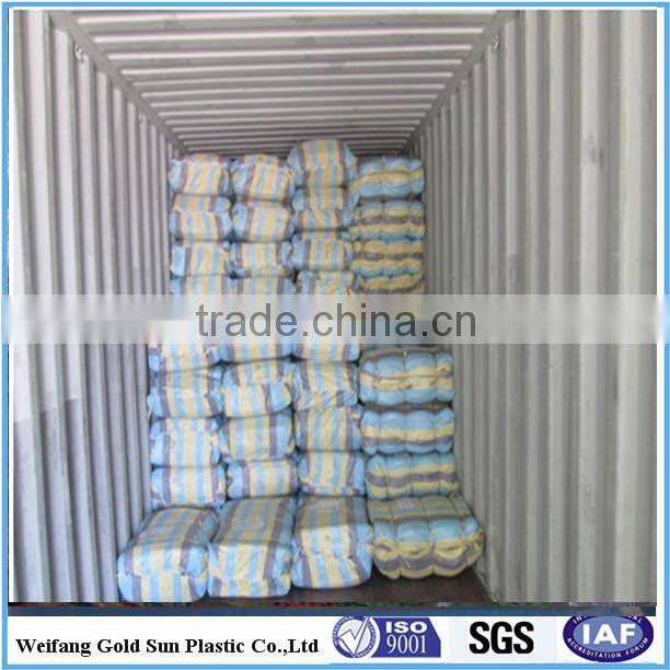 pp woven laminated sack shopping packaging sack top with handle punch hole