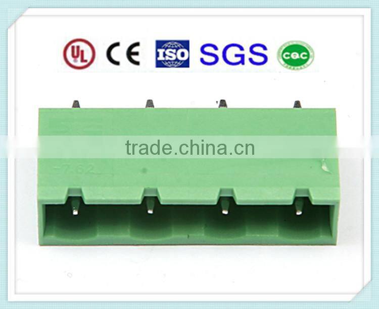 5.08mm Pluggable Terminal Block XS2ESDV 300V 15A with UL, CE, ISO, SGS,CQC Approved