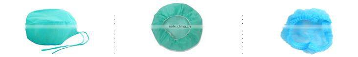 Disposable non woven surgical cap with tie on use for hospital