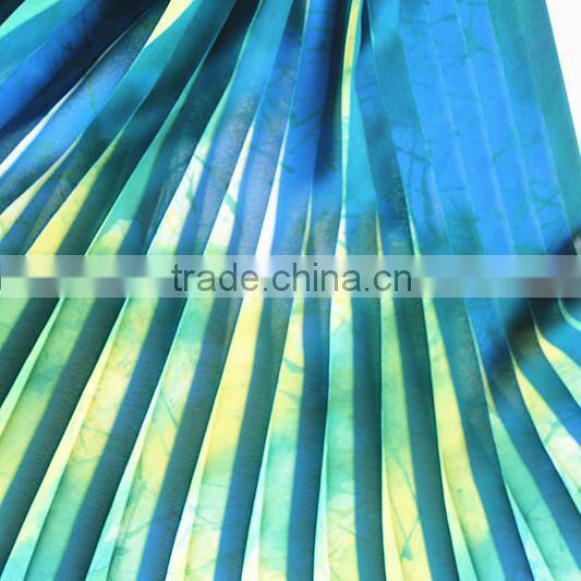 Pleated polyester fabric organza pleating fabric