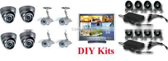 hot selling cctv dvr kit 8ch outdoor alarm sensor Kit CCTV Cameras HK-S1908M #