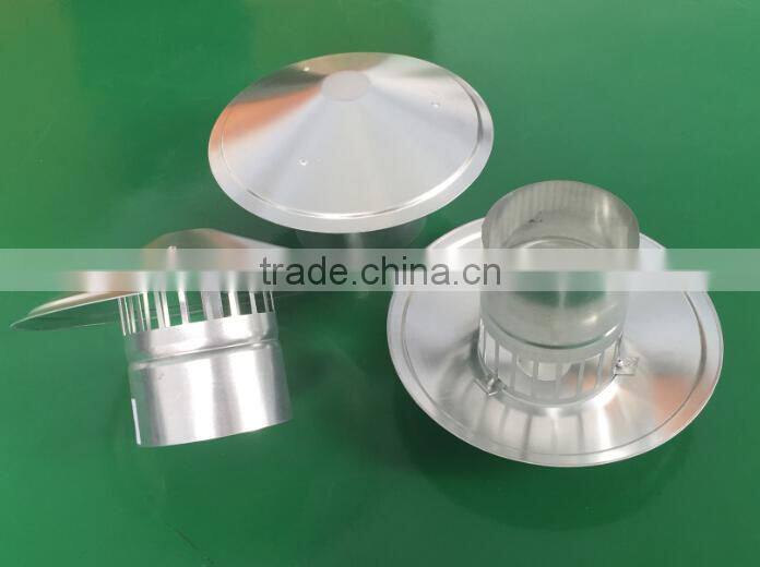 Galvanized Steel Dome Cap Mushroom Vent Cap Round Roof Cowl