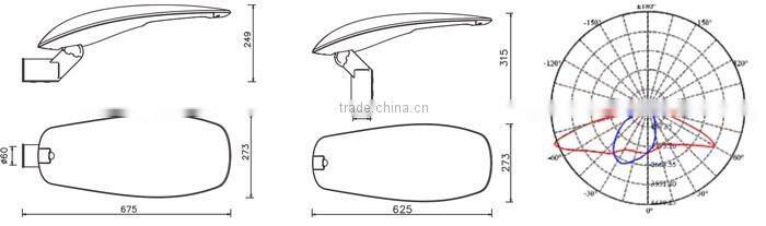 Top quality 30W 60W 90W 120W 150W LED Street Lighting 5 year warranty post-top led light fixture