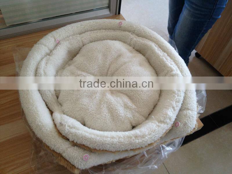 QQFactory detachable hamburger pet house / dog beds / cat beds