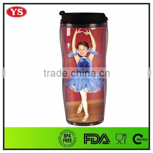 350 ml Insulated Plastic Wholesale coffee mug cup for Starbucks