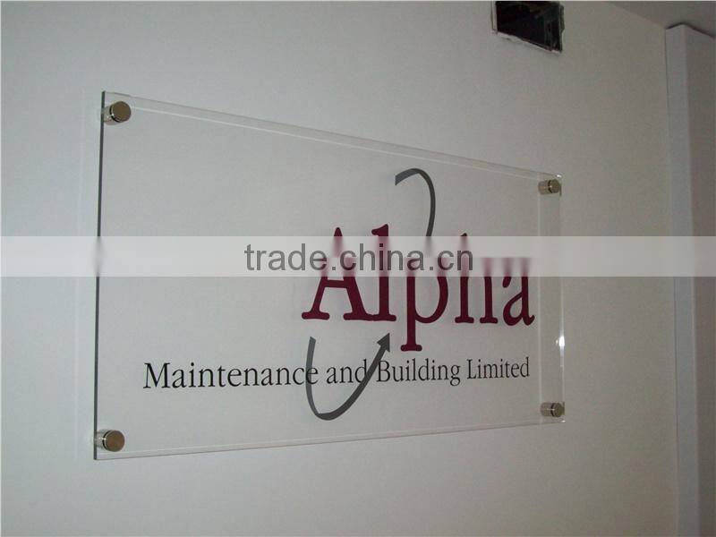 custom acrylic logo sign