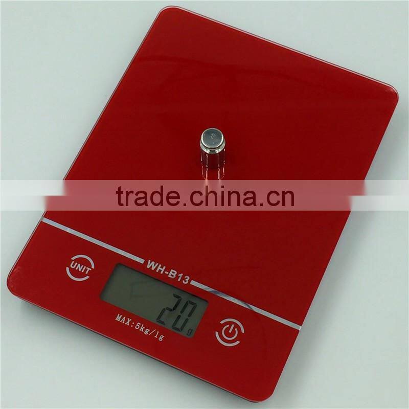 5kg/1g touch screen electric kitchen digital scale