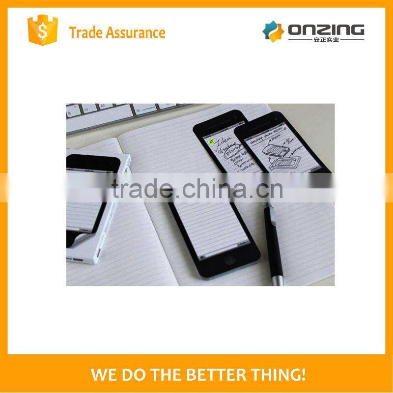 Onzing cheap new design iphone shape memo pad