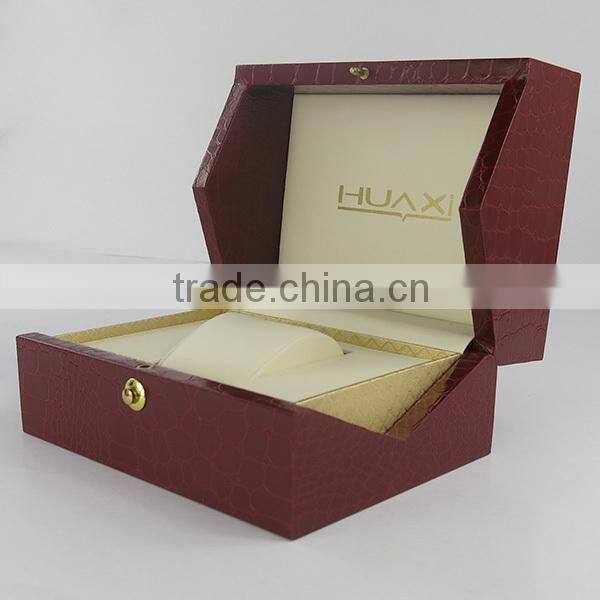 2016 New Design Special Crocodile Wood Watch Box