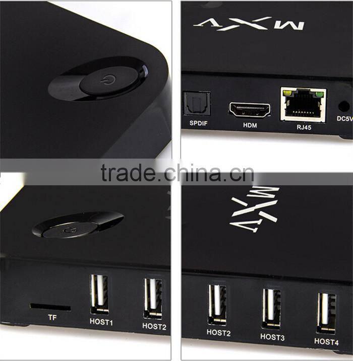 Amlogic S805 Quad-Core iptv boxes MXV 1080P ott tv box