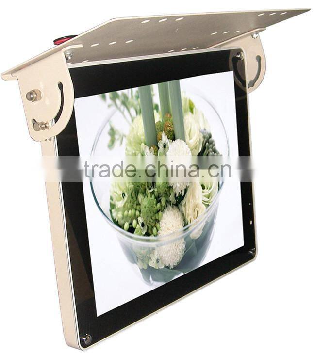 19 inch to 45 inch lcd bus advertising player with USB networking,lcd bus video advertising player