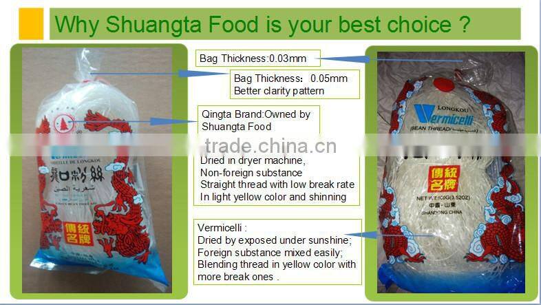 Vermicelli Traditional Chinese Food Longkou Vermicelli 100G