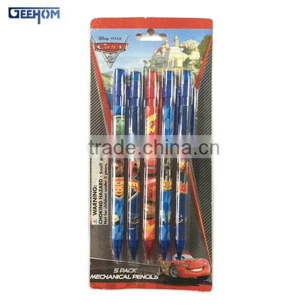 Cars stationery set, licensing wholesale mechanical pencil set
