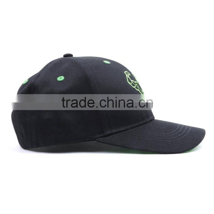 fashion adjustable sport baseball black caps