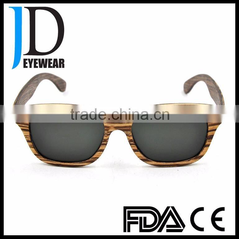 Fashion Laminated Wood Frame Polarized Sunglasses Wholesale Wooden Sunglasses
