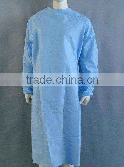 non-woven white dental disposable gown