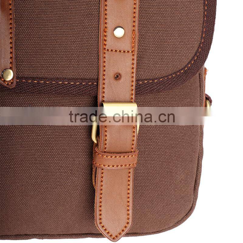 Guangzhou Factory Wholesale Men Canvas Shoulder Bag,Canvas Cross Body Bag